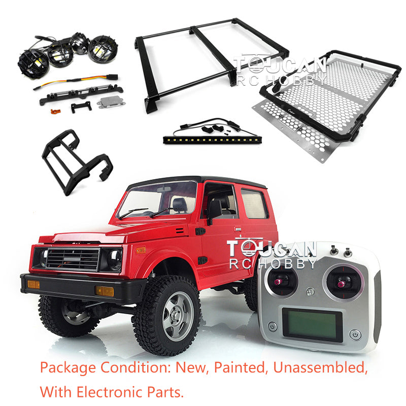 1/6 Capo SIXER RC Crawler1 Car Radio Controlled Off-road Vehicles Painted Model I6S Radio Roof Rack Light