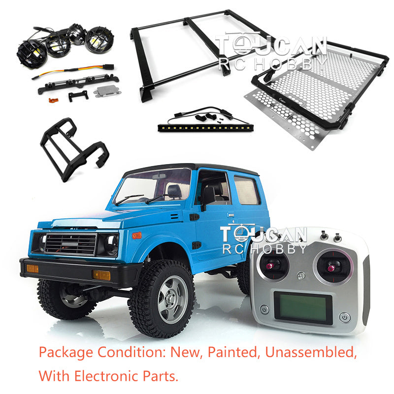 1/6 Capo RC Crawler SIXER1 Metal Chassis Plastic Unassembled Cabin Car Shell Front Bumper Motor Servo I6S ESC Light