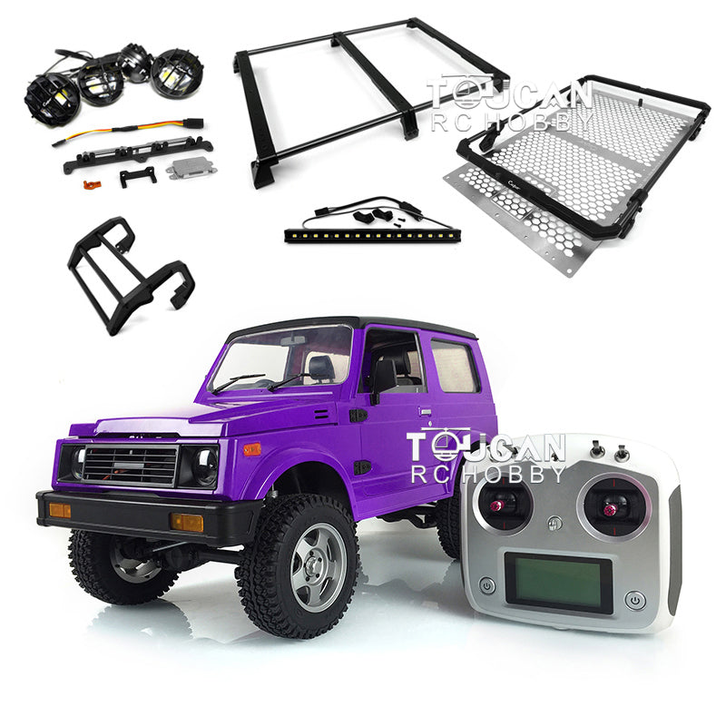 Capo 1/6 RC Crawler SIXER1 Assembled Model Plastic Painted Cabin Car Shell Metal Chassis Motor Servo ESC I6S Light