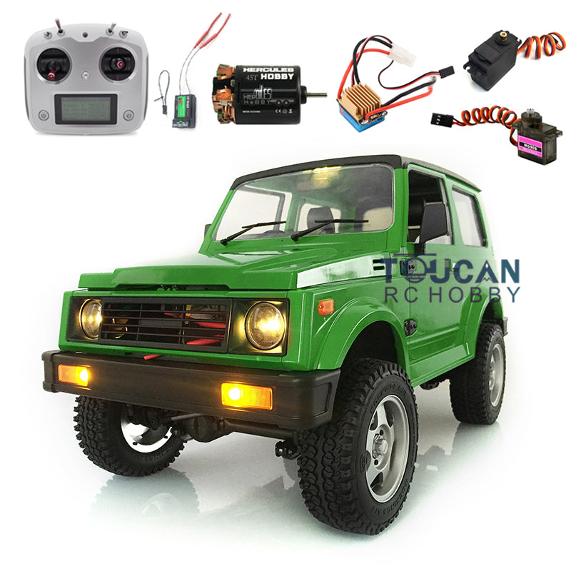 Capo 1/6 RC Crawler Climbing Car SIXER1 Assembeld Model Metal Chassis Plastic Cabin Car Shell ESC Motor Servo LED Light Radio System