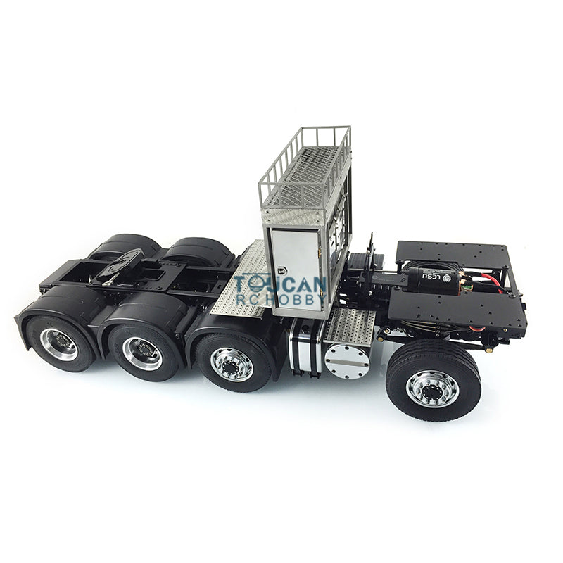 Metal Chassis Assembled LESU 1/14 Scale R620 RC Tractor Truck Remote Controlled Car Equipment Rack SAVOX Servo Motor ESC Simulation Model Electric Cars