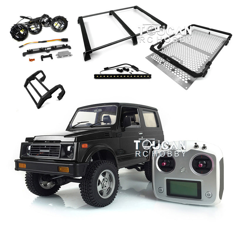 Capo 1/6 RC Crawler SIXER1 Assembled Model Plastic Painted Cabin Car Shell Metal Chassis Motor Servo ESC I6S Light