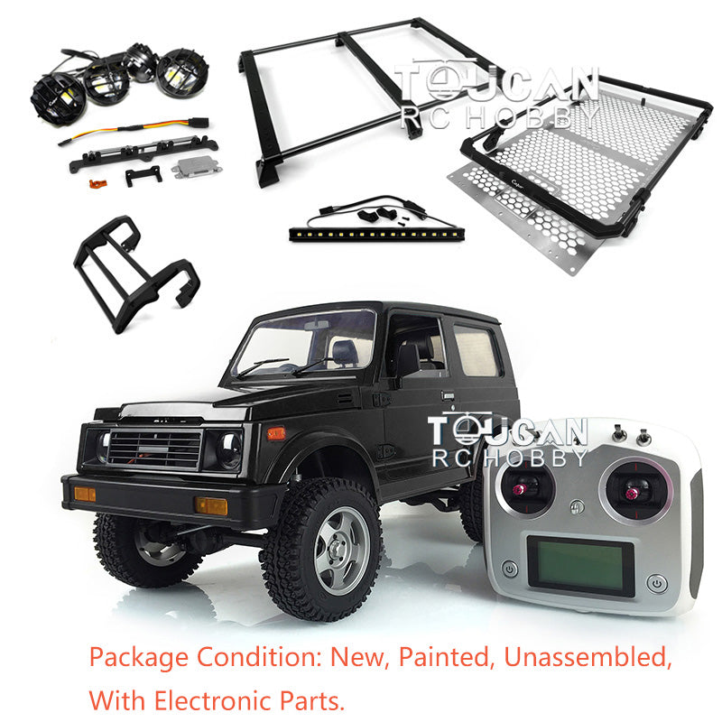 1/6 Capo SIXER RC Crawler1 Car Radio Controlled Off-road Vehicles Painted Model I6S Radio Roof Rack Light