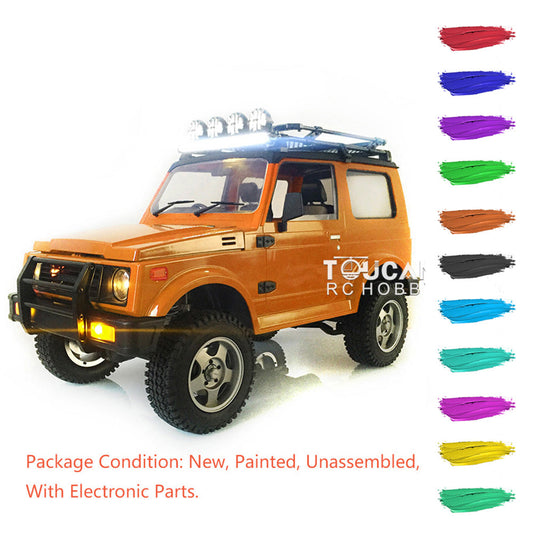 1/6 Capo SIXER RC Crawler1 Car Radio Controlled Off-road Vehicles Painted Model I6S Radio Roof Rack Light