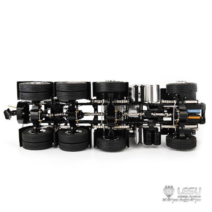 LESU 1/14 8*8 Metal Heavy-duty Chassis Radio Controlled R620 Servos Gearbox Motor SAVOX DIY Tractor Truck Cars Hobby Model Motor Servo