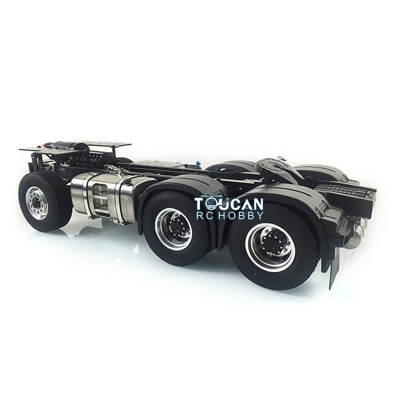 1/14 LESU 6*6 Metal 3 Speed 3363 RC Tractor Truck Radio Controlled Assembled Chassis Motor Servo DIY Vehicle Cars Model