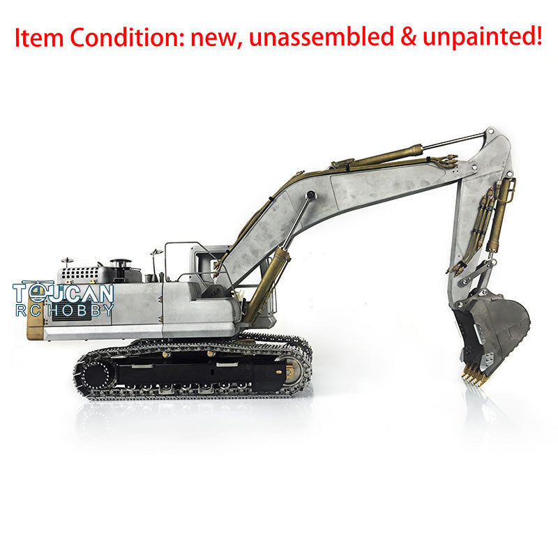 1/14 LESU PC360 Metal RC Excavator Truck Tracks KIT Sprocket ESC Motor Cabin Metal Tracks Grab Grapple Fixed Mount Bucket