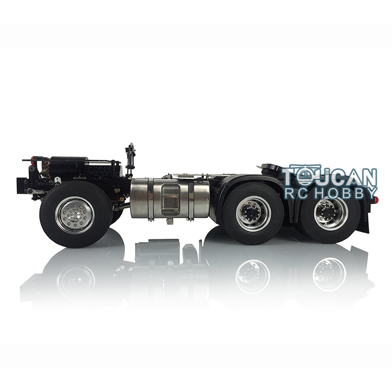 1/14 LESU 6*6 Metal 3 Speed 851 3363 RC Tractor Truck Radio Controlled Assembled Chassis Motor Servo DIY Cars Model