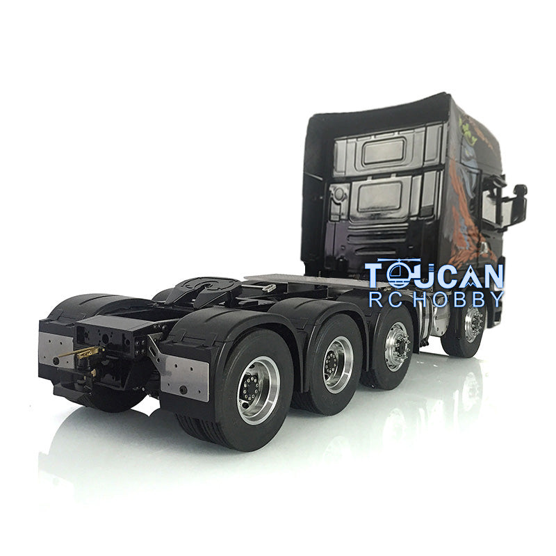 LESU Metal Chassis 8*8 1/14 RC Scania Tractor Truck Gripen Hercules Cabin Radio