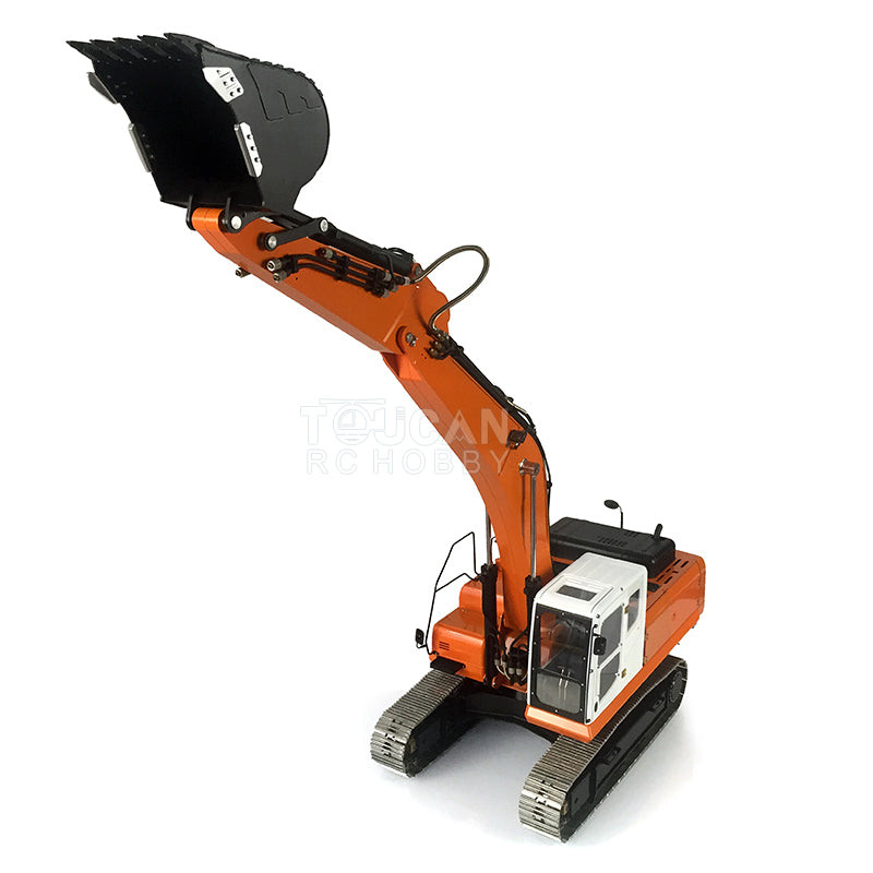 LESU 1/14 PC360 Metal RC Hydraulic Excavator DIY Hobby Model Track Cab Bucket Display Ripper Tree Digging Tool fork Arm Crusher