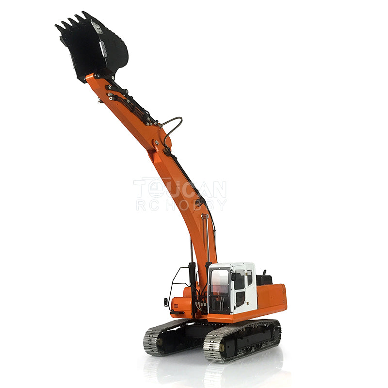LESU 1/14 PC360 Metal RC Hydraulic Excavator DIY Hobby Model Track Cab Bucket Display Ripper Tree Digging Tool fork Arm Crusher