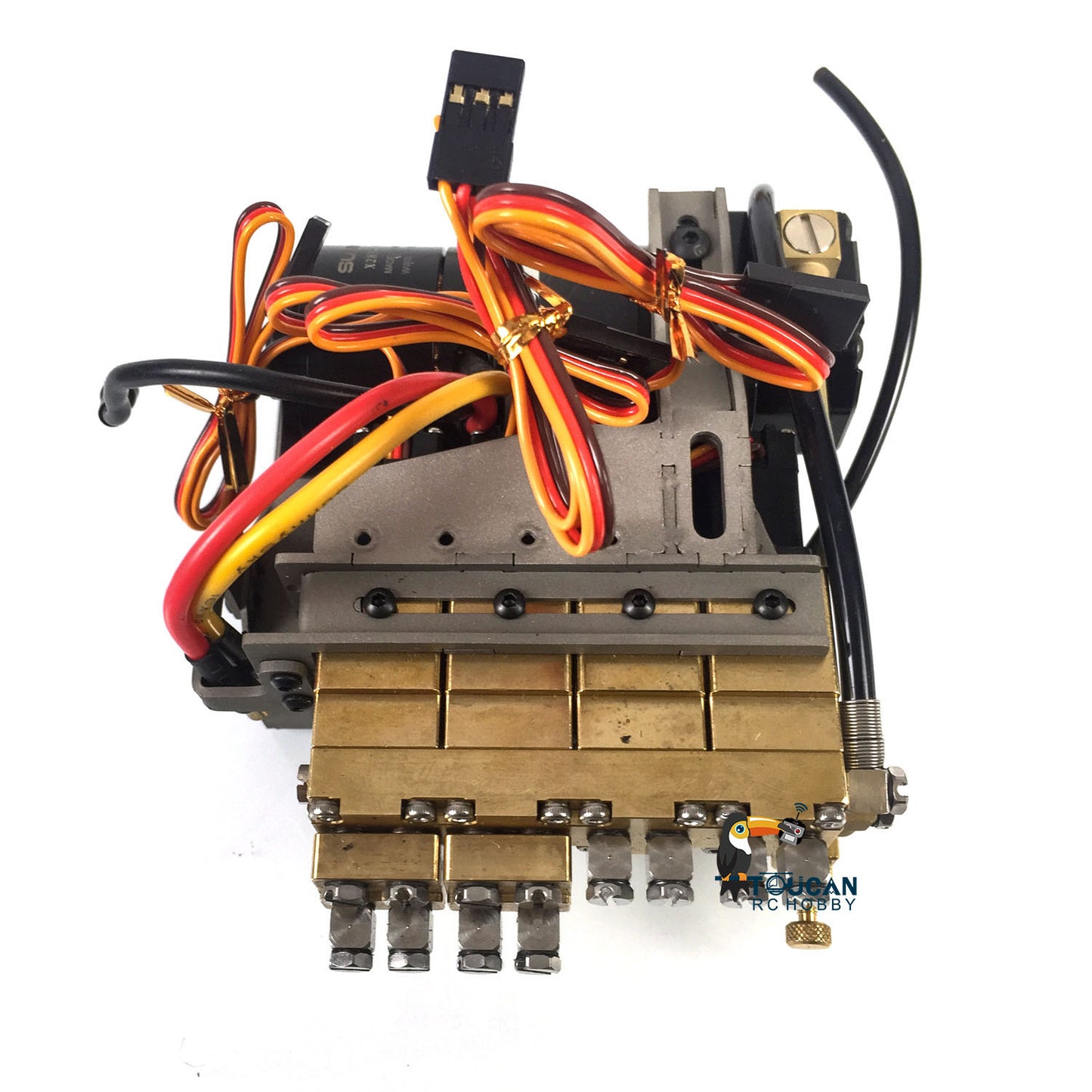 LESU 1/14 Aoue-DT60 RC Dozer Bulldozer Hydraulic Model Truck Pump Lights Motor ESC Servo Light Sound System GPS