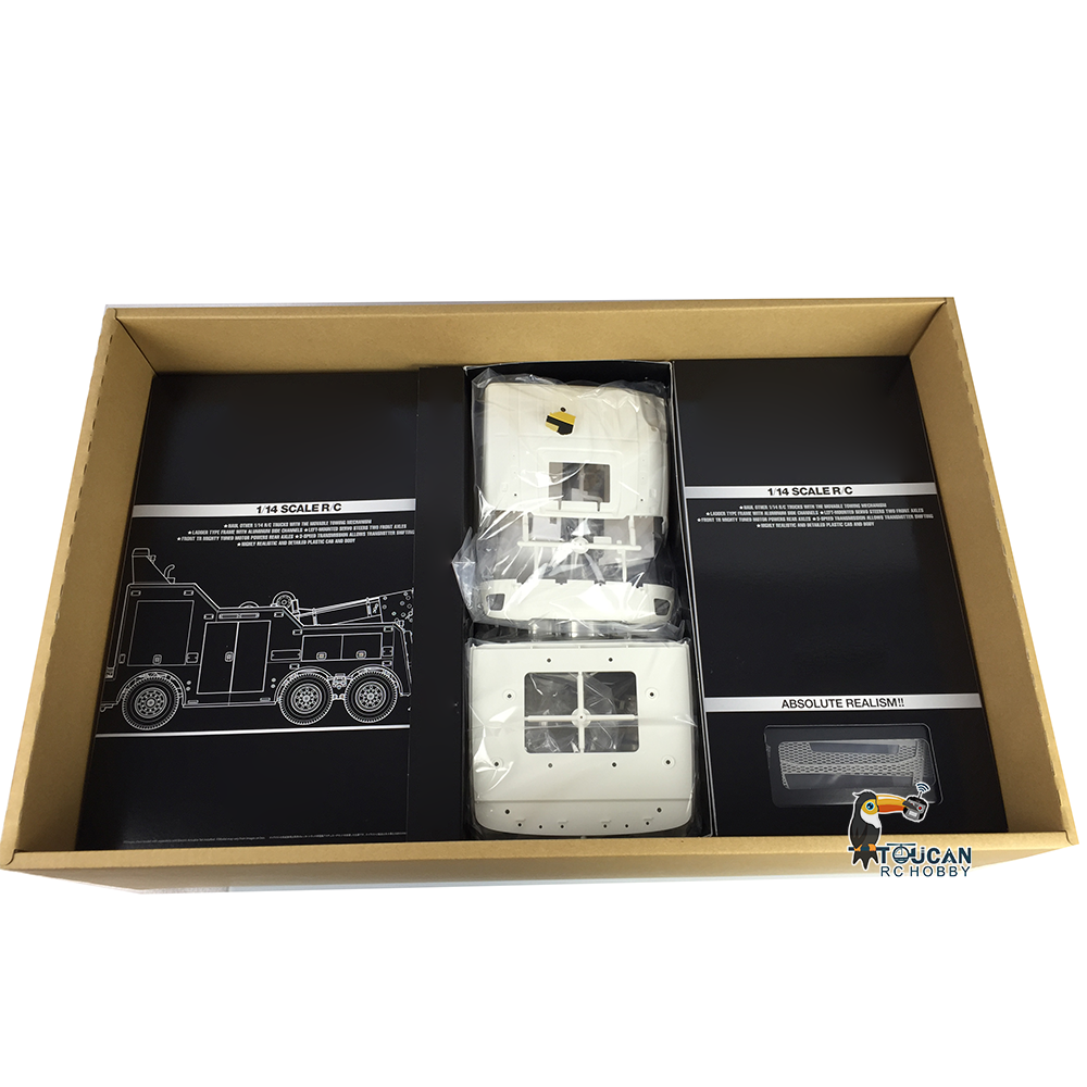 TAMIYA 1/14 8x4 FH16-750 RC Tow Tractor Remote Controlled Truck Electric Cars Unpainted Unassembled Lorry Model DIY Motor