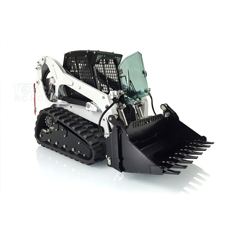 LESU 1/14 Aoue LT5 RC Hydraulic Skid-Steer Loader Remote Controlled Vehicle Electric Model I6S Radio Battery Model