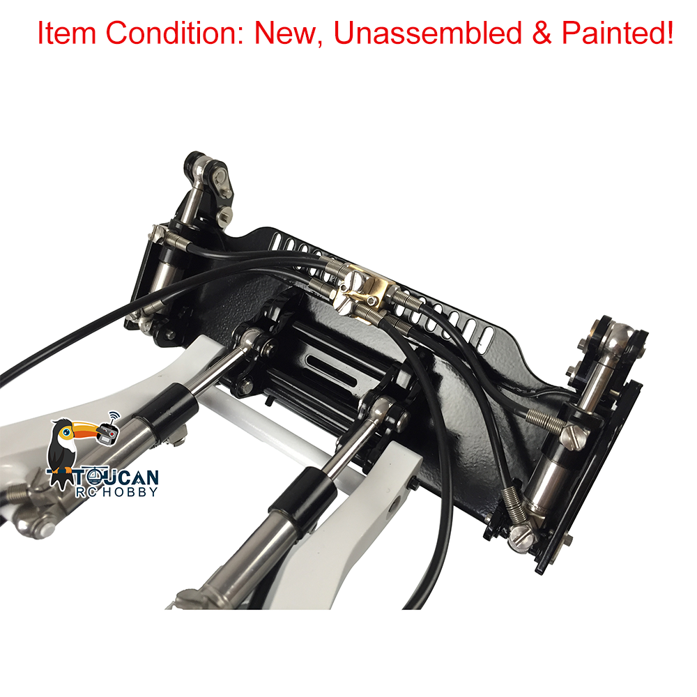 LESU 1/14 Metal RC Hydraulic Aoue-LT5 Tracked Skid-Steer Loader DIY Model Lights