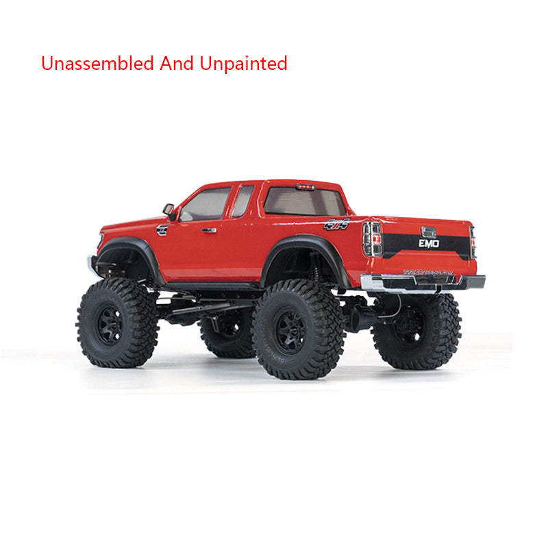 CROSSRC 1/10 AT4V 4WD EMO RC Climbing Vehicle Crawler Car Simualtion Model KIT Differential Lock 540 35T Motor Lights DIY Parts