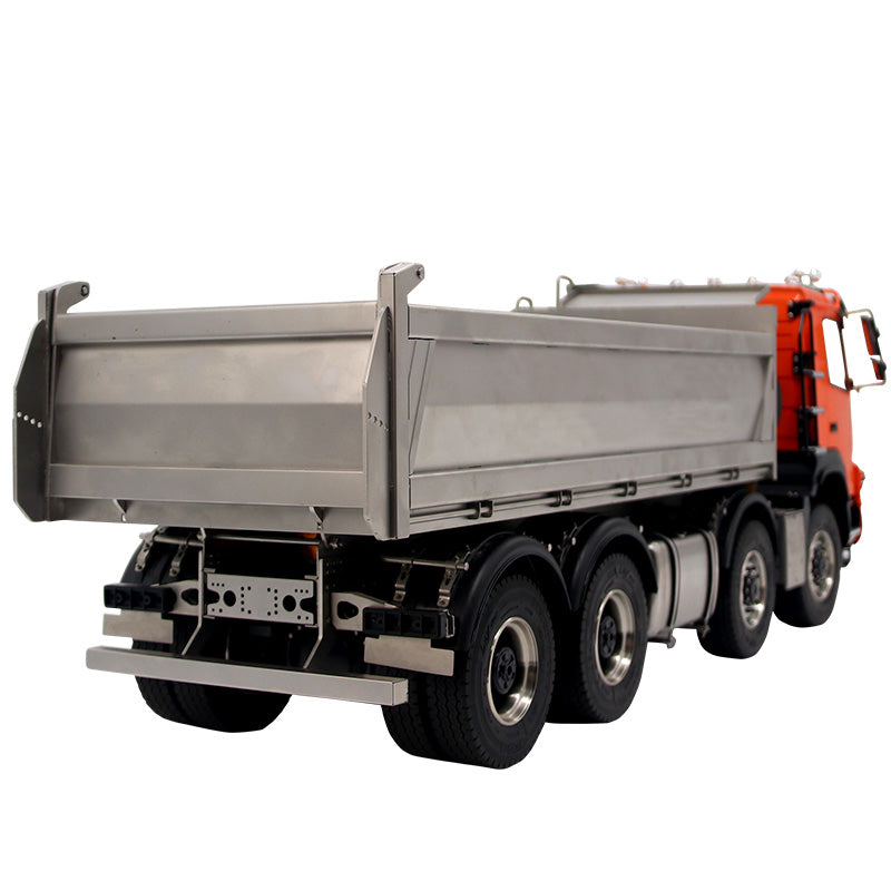 JDM-161 1/14 8x8 JDMODEL RC Hydraulic Dumper Truck I6S Radio Controlled Vehicle Model Differential Lock Axle Cylinder Wheel Hubs W/ Hopper
