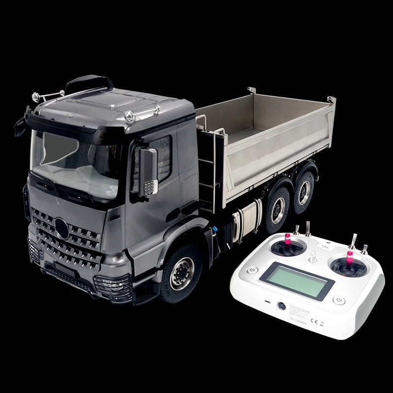 JDM-175 1/14 JDMODEL Metal 3363 6x6 RC Hydraulic Dump Electric Remote ...