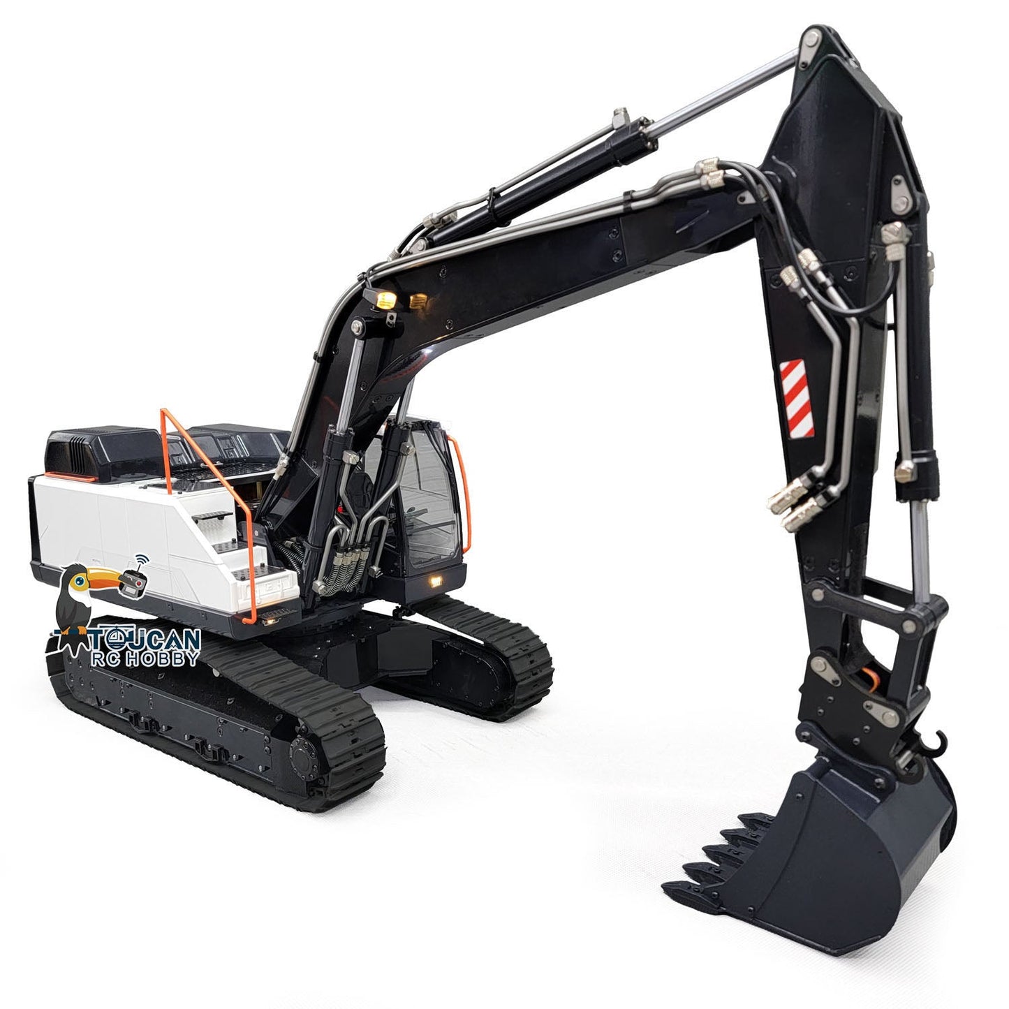 MTMODEL 1/14 2 Arms EC380 Metal RC Hydraulic Excavator Tracked Electric Wireless Control Digger Model Heavy Machine Vehicles