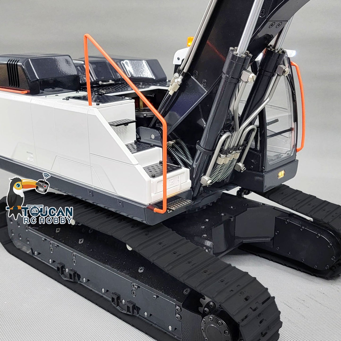 MTMODEL 1/14 2 Arms EC380 Metal RC Hydraulic Excavator Tracked Electric Wireless Control Digger Model Heavy Machine Vehicles