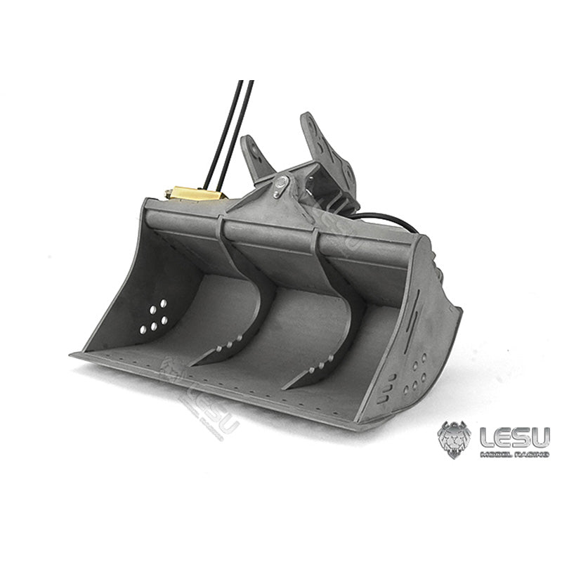 Metal Tiltable Bucket for LESU 1/14 Aoue ET35 B0006 RC Hydraulic Excavator Remote Controlled Digger Car Model Parts