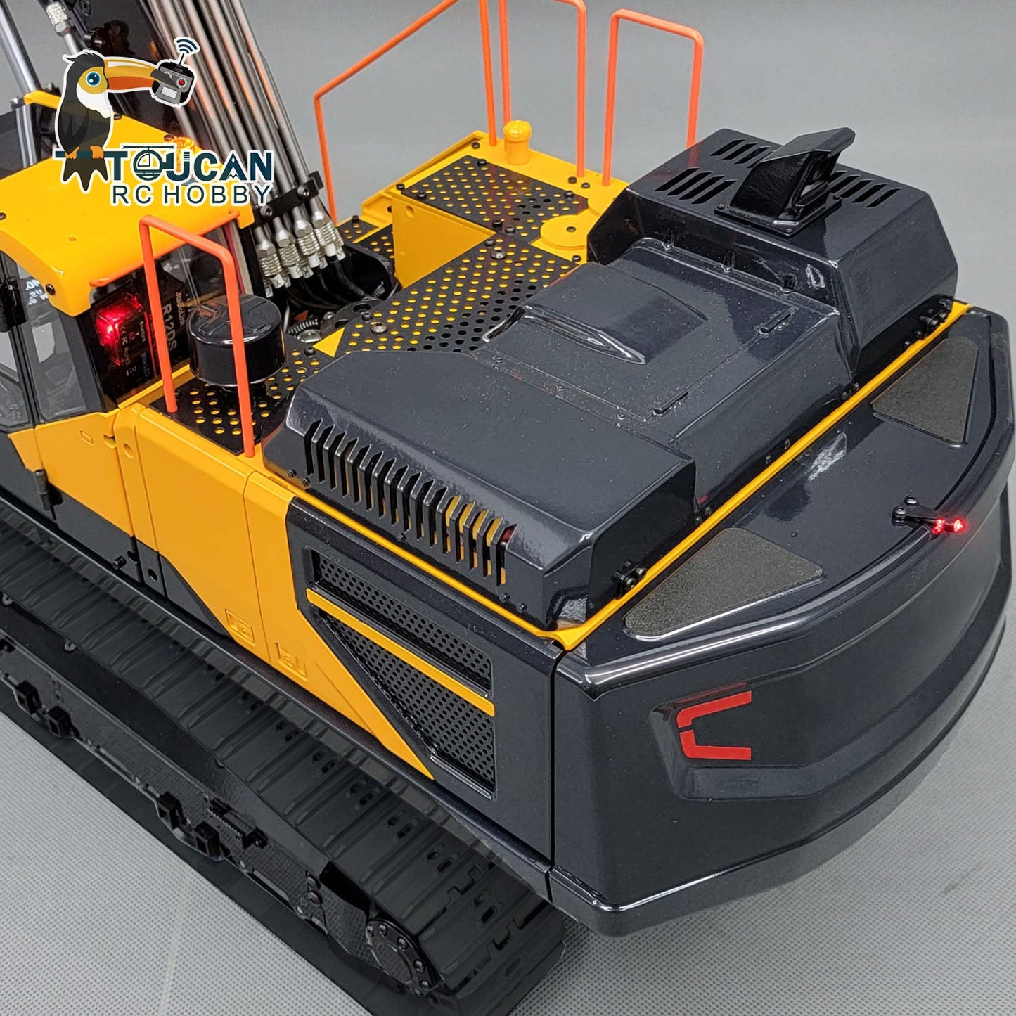 1/14 MTMODEL EC380 3 Arms Metal Hydraulic Tracked RC Excavator Assembled and Painted Construction Vehicle Heavy Digger Machine