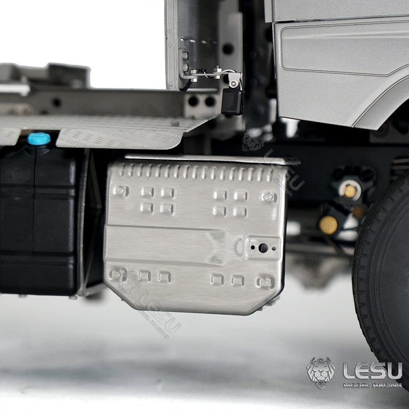 In Stock LESU 1/14 Metal Chassis 6*6 Motor Light for Radio Controlled Timber Truck Tractor Vehicles DIY Cars