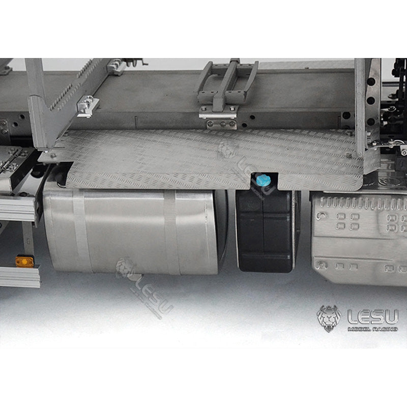 In Stock LESU 1/14 Metal Chassis 6*6 Motor Light for Radio Controlled Timber Truck Tractor Vehicles DIY Cars