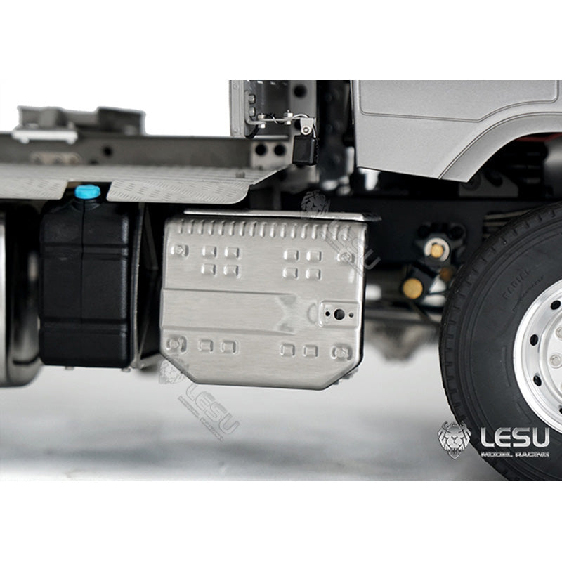 In Stock LESU 1/14 Metal Chassis 6*6 Motor Light for Radio Controlled Timber Truck Tractor Vehicles DIY Cars