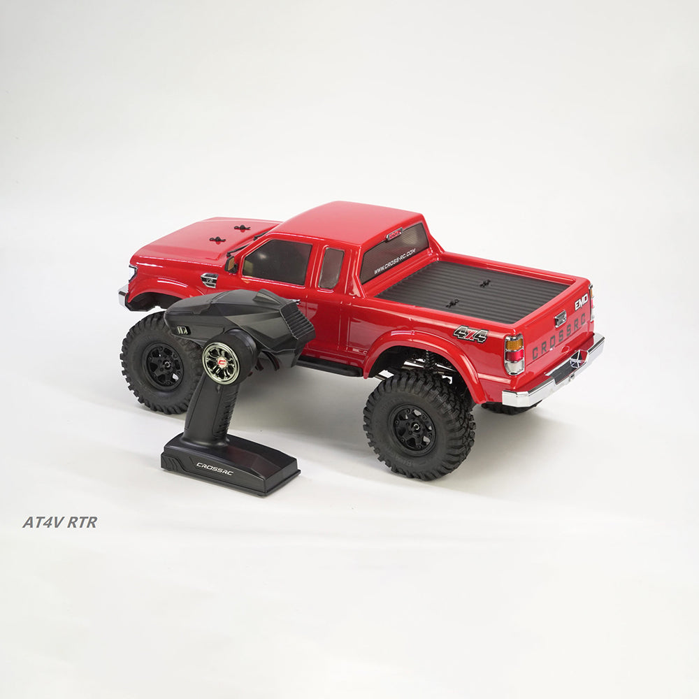 CROSSRC AT4V 1/10 RC Off-road Vehicles RTR Painted Remote Control Two-speed Transmission Crawler Car Assembled Model