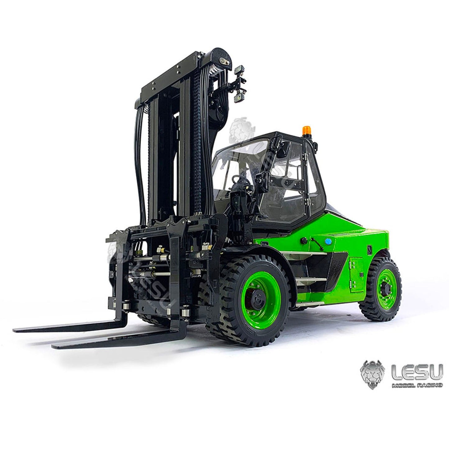 LESU 1/14 Aoue-LD160S RC Forklift Metal Remote Control Hydraulic Truck Models Sond Light System W/O Battery Charger