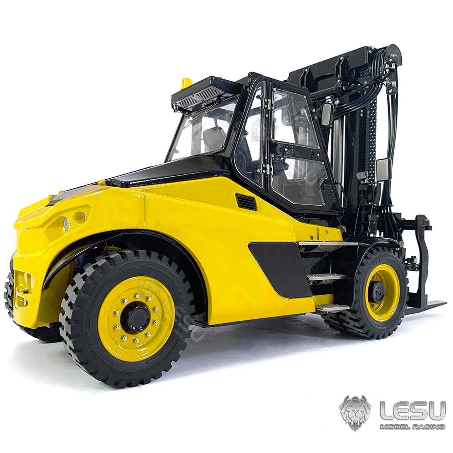 LESU 1/14 Aoue-LD160S RC Forklift Metal Remote Control Hydraulic Truck Models Sond Light System W/O Battery Charger