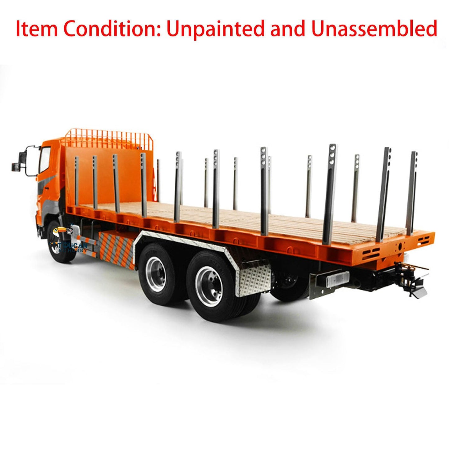 LESU 1/14 6x4 RC Lorry Model Flatbed Car Radio Control Tractor TruckESC Motor for TAMITA Trailer Remote Controlled Transport Vehicles