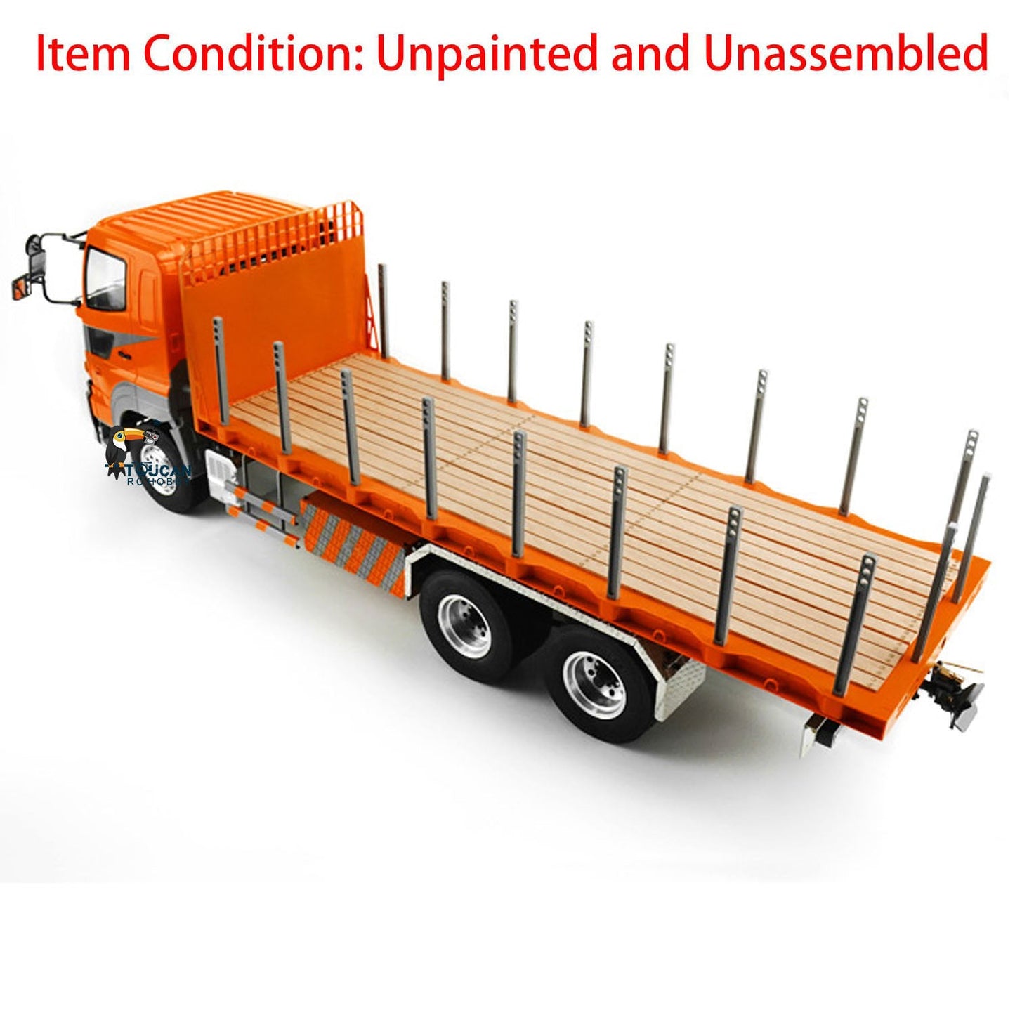 LESU 1/14 6x4 RC Lorry Model Flatbed Car Radio Control Tractor TruckESC Motor for TAMITA Trailer Remote Controlled Transport Vehicles