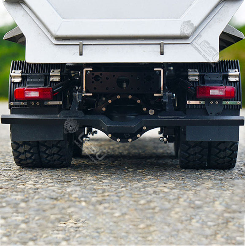 1/14 LESU 6x6 3Axle Hydraulic Metal RC Dumper Radio Control Tipper Sound Light System Unassembled Unpainted VM Cabin DIY Car