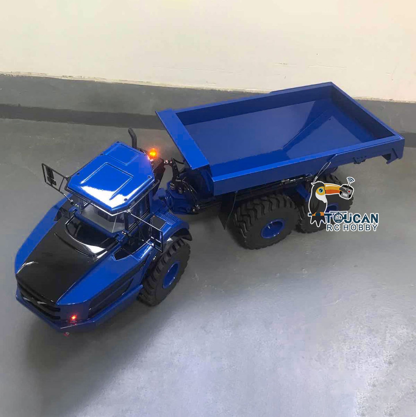 1/14 6*6 Metal Hydraulic Lifting RC Articulated Truck Radio Control Dumper Tipper RTR Model Optional Color Flysky i6S ESC Motor