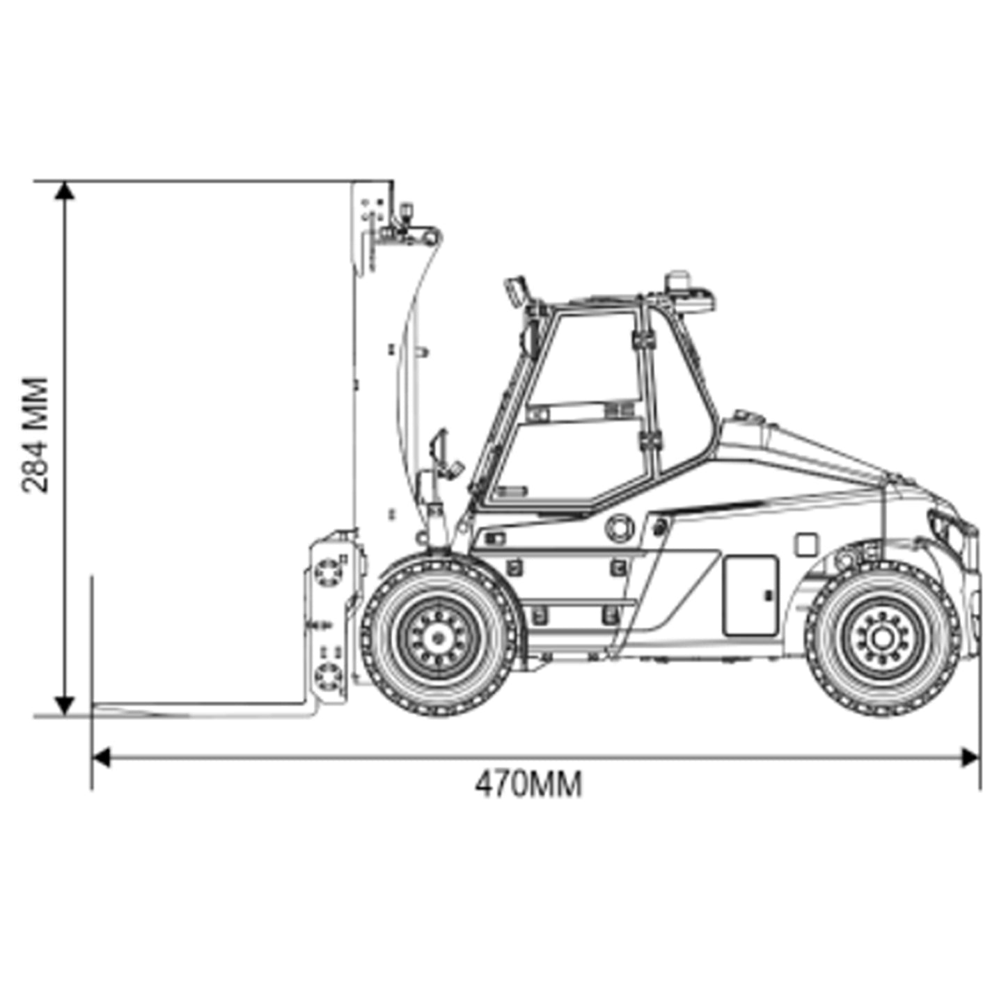 Pre-order Kabolite K180-100 1/14 4X2 RWD Remote Control Hydraulic Forklift 3-Way Vavles RTR Flysky ST8 Radio Light System Sound Battery
