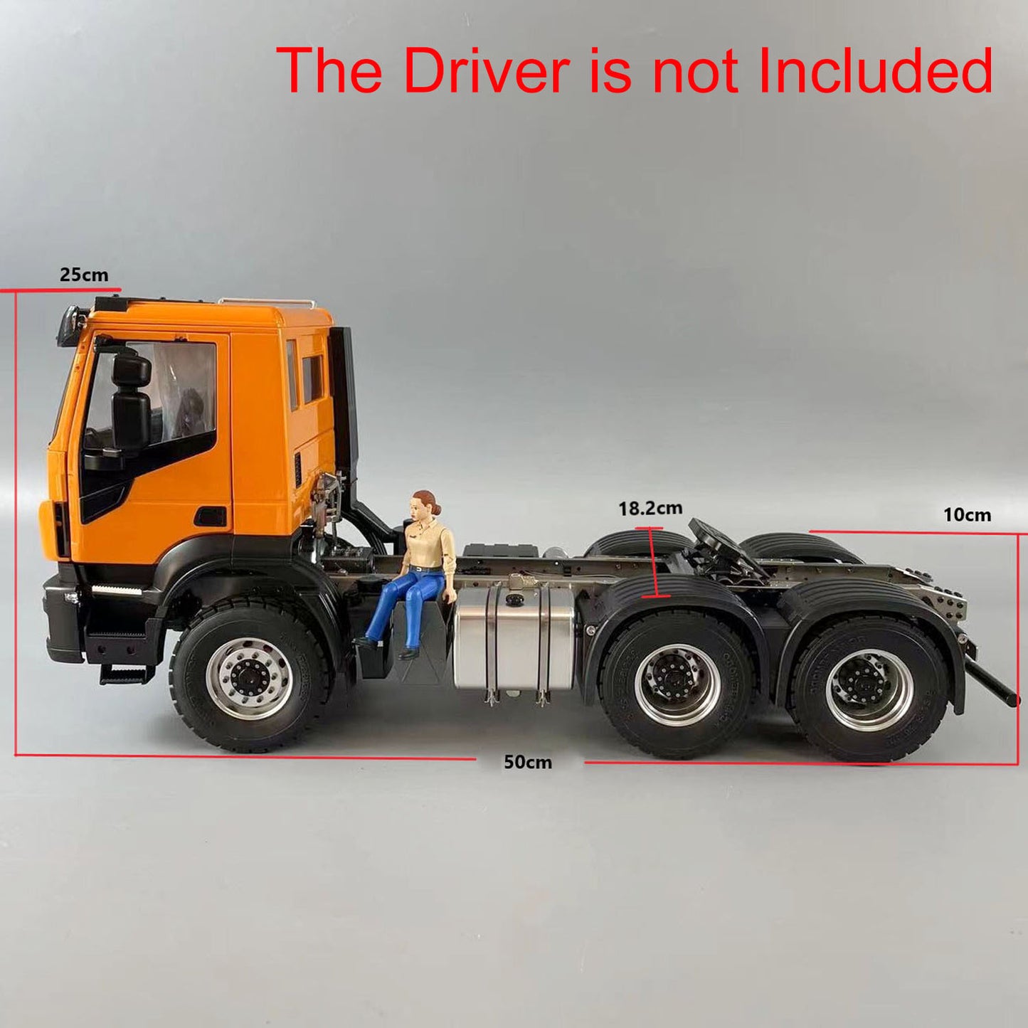 1:14 6*4 RC Tractor Trucks Metal Chassis Remote Control Car DIY Model 2-Speed Transmission FlySky I6S Motor Servo ESC