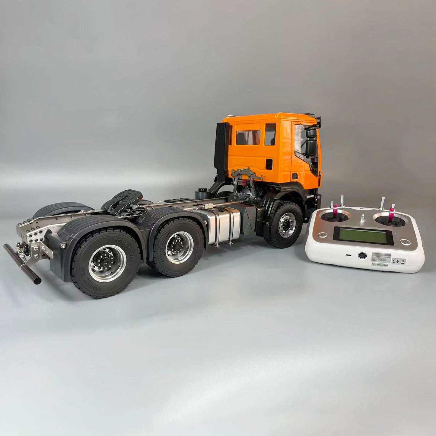 1:14 6*4 RC Tractor Trucks Metal Chassis Remote Control Car DIY Model 2-Speed Transmission FlySky I6S Motor Servo ESC