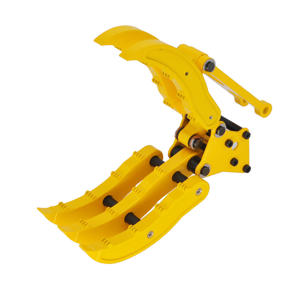 Double E Metal Bucket Wood Gripper Hammer Quick Release Coupler Sound System for EC160E 1/14 RC Hydraulic Excavator E110 E111