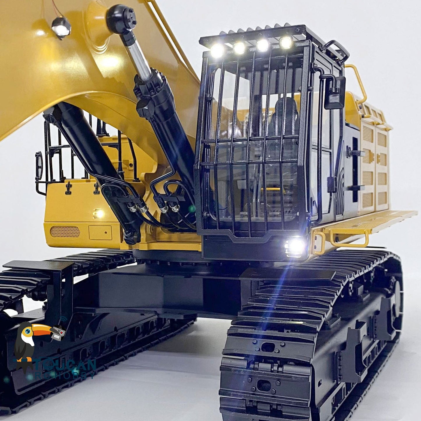 Metal 1/14 374F Hydraulic RC Excavator Remote Control Engineering Vehicles Electric Machine Trucks I6S ESC Motor Servo Hobby Model