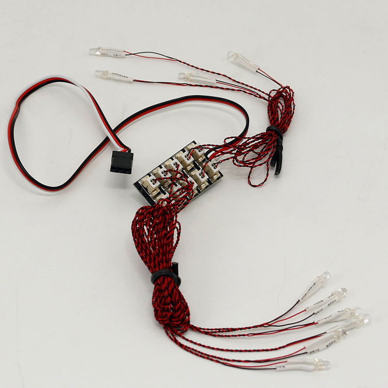 LED Light System For 1/14 JDM-98 Hydraulic RC Loader Model RC Bulldozer Model DIY Parts