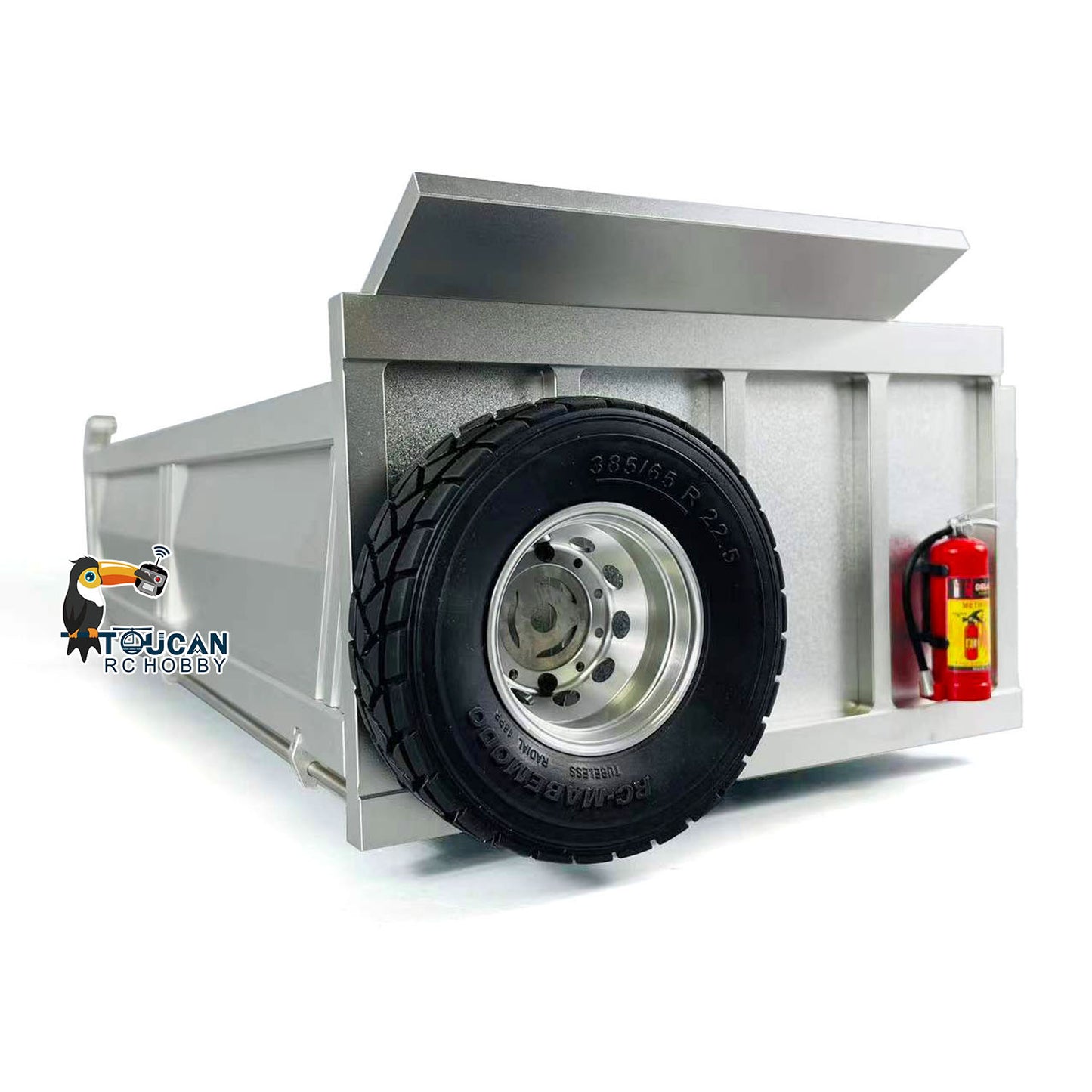 Metal U-shaped Dumper Bucket for 1/14 8*8 6*6 4*4 RC Hydraulic Dump Truck Remote Control Dumper DIY Hobby Model Accessories