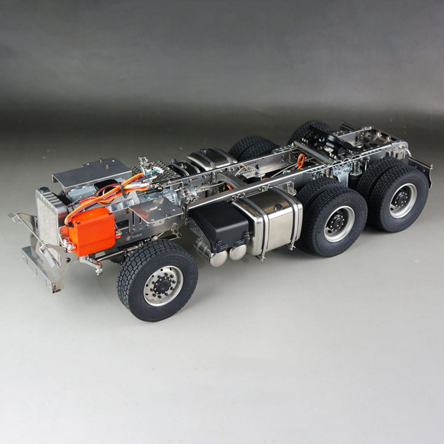 ScaleClub 1/14 6x6 Metal Chassis for RC Tractor Truck R62 R73 Remote Controlled Electric Model Air Suspension Optional Types