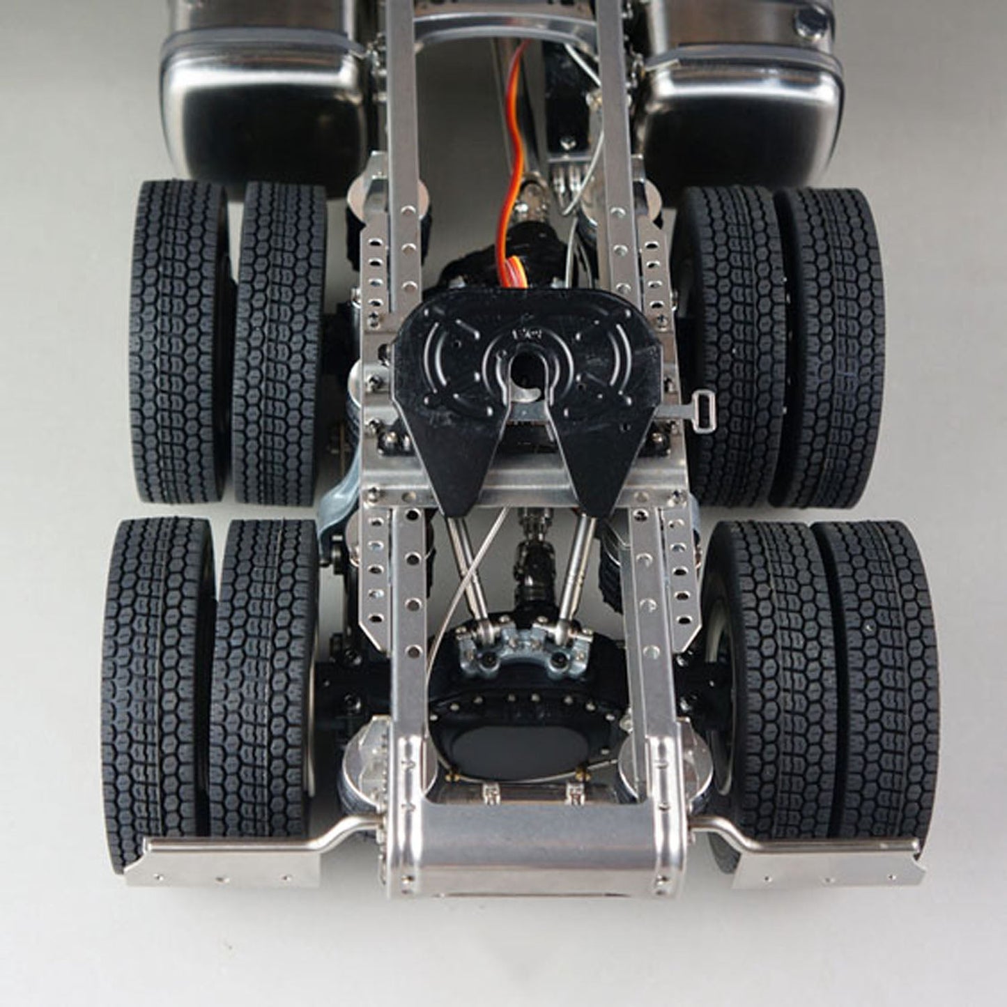 ScaleClub 1/14 6x6 Metal Chassis for RC Tractor Truck R62 R73 Remote Controlled Electric Model Air Suspension Optional Types