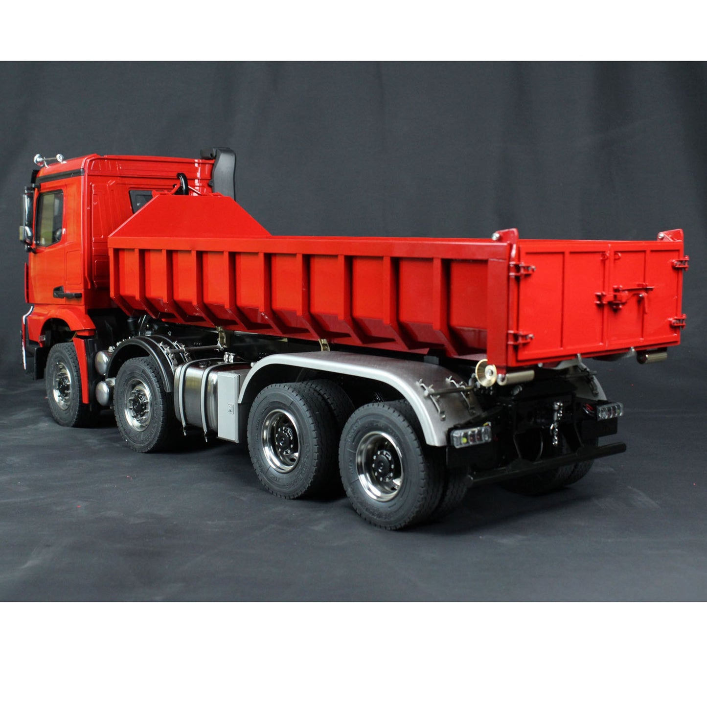 1/14 8*8 Hydraulic RC Dumper Tipper Car Metal Radio Control Full Dump Trucks with Standard Bucket Hobby Model DIY