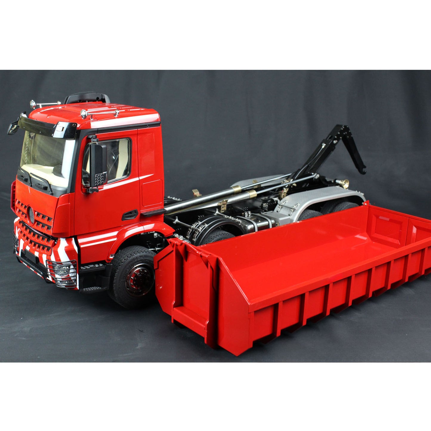 1/14 8*8 Hydraulic RC Dumper Tipper Car Metal Radio Control Full Dump Trucks with Standard Bucket Hobby Model DIY