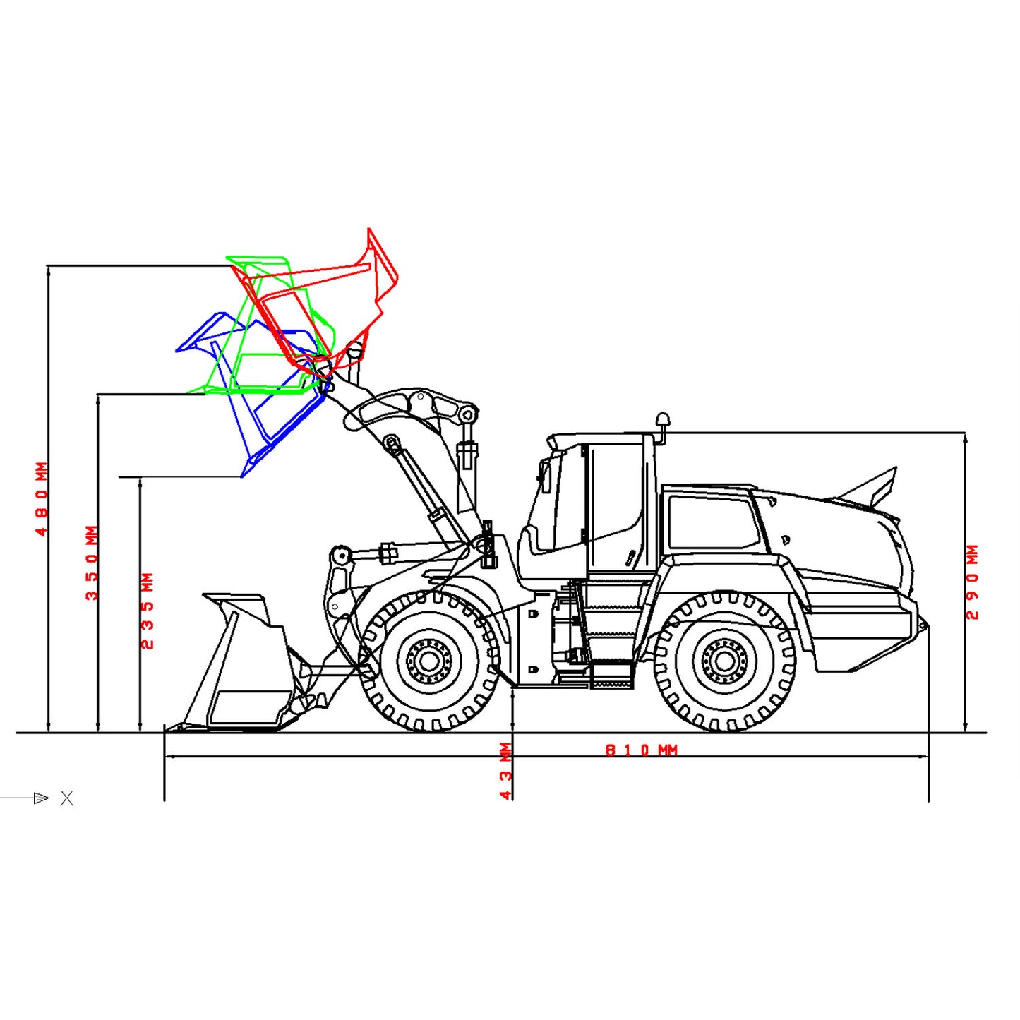 XDRC 580 1/14 Metal RC Hydraulic Loader RTR Engineering Vehicles Smoke Lights Optional Color ESC Servo Motor Rock Bucket DIY