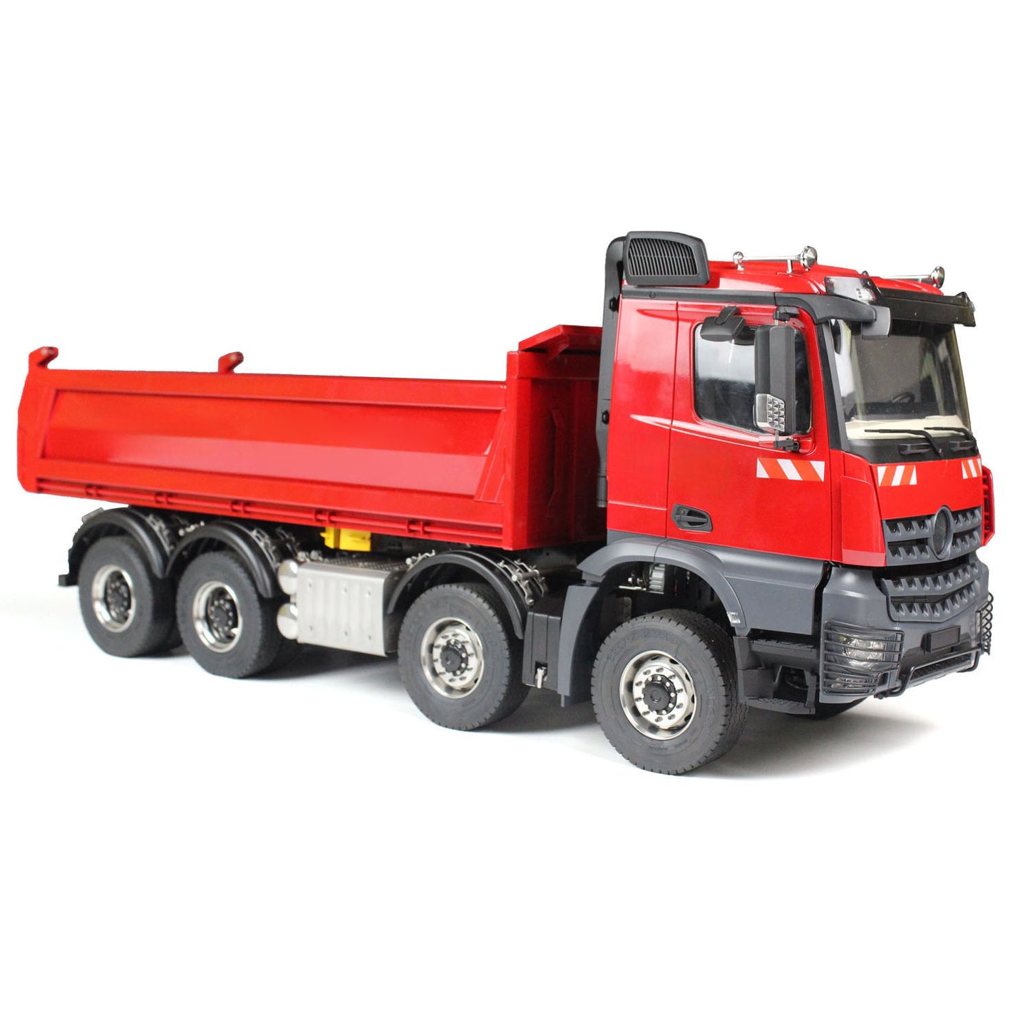 Metal 8*8 1/14 RC Hydraulic Dump Truck Radio Controlled Tipper Car Sounds Lights Painted and Assembled Hobby Model ESC Servo