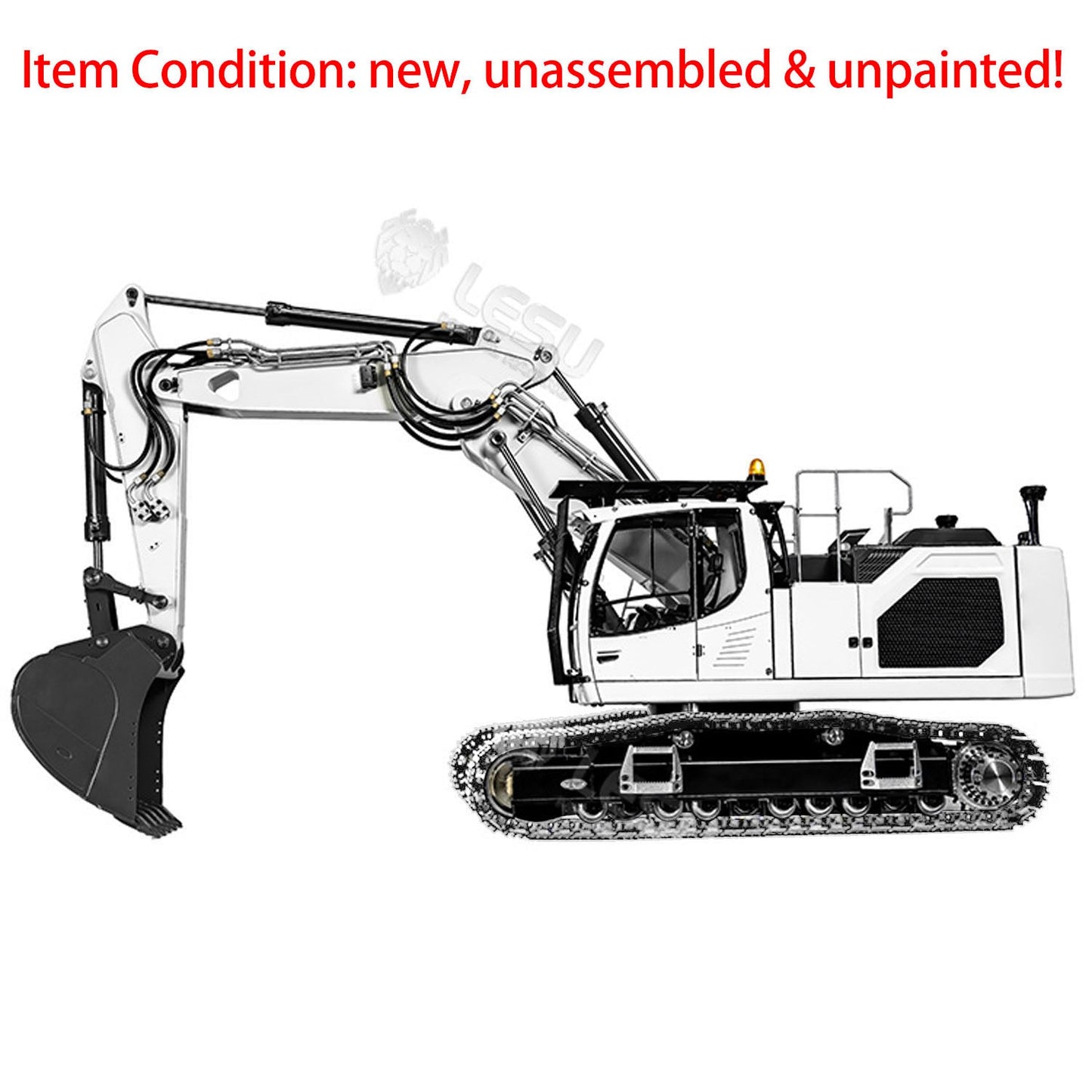 LESU LR945 1/14 3-arm RC Hydraulic Equipment Metal Excavator Remote Control Digger Electric Vehicle Kits PNP RTR Optional Versions